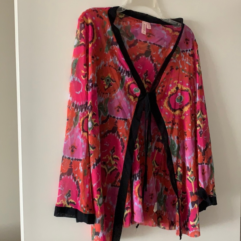 Sweet Pea tie-front jacket